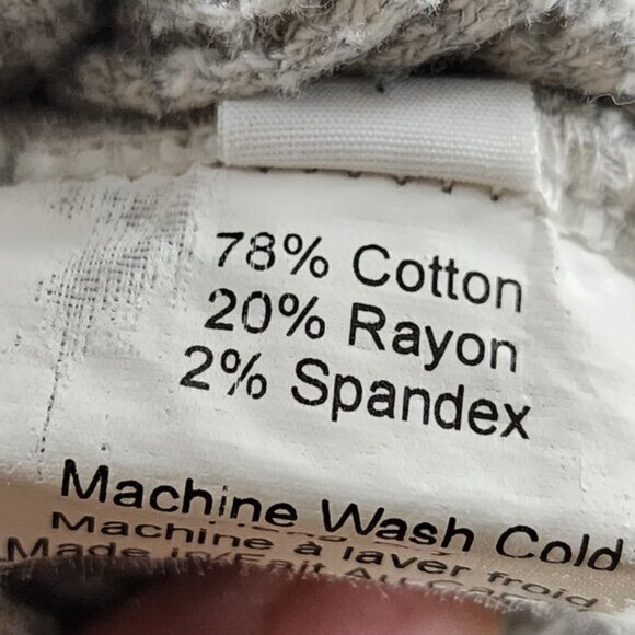 Rebecca King Gray Cotton Blend Waffle Knit Mock Neck Dress - Picture 7 of 7